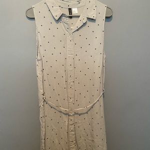 Divided heart pattern dress